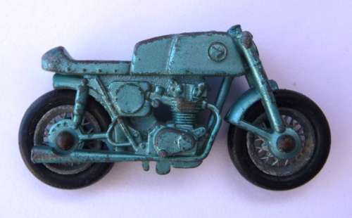 1960`s Matchbox Die Cast Honda Motorbike 47 cm Rubber Wheels