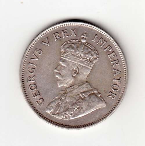 1934 SA Union Silver Half Crown  EF