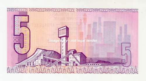 1990 South African Five Rand Note - C L Stals UNC