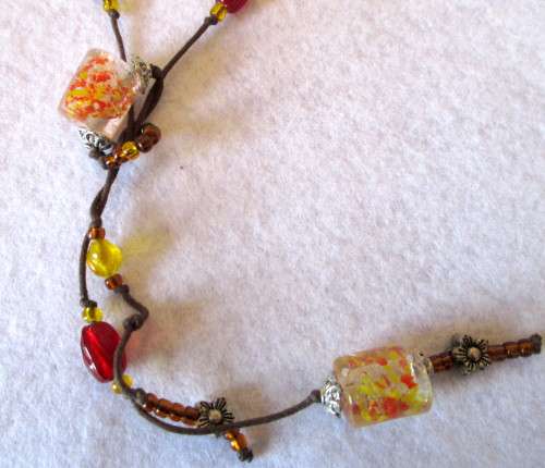 Versitile Bead Necklace. 100cm.