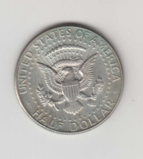 1967 USA SIlver Kennedy Half Dollar