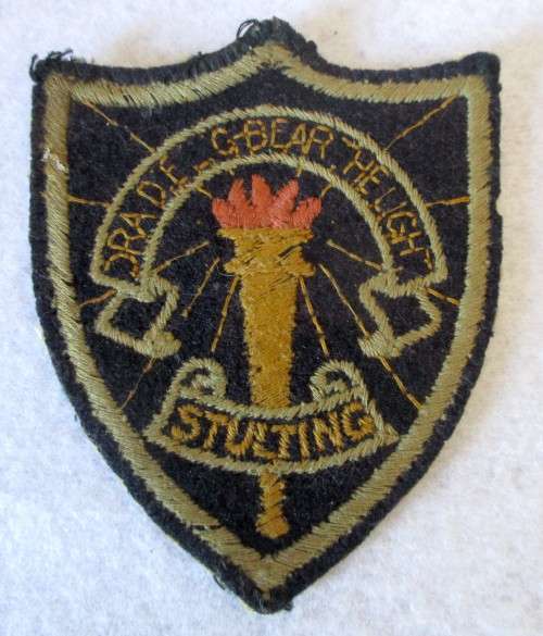 Vintage School Blazer Badge - Stulting