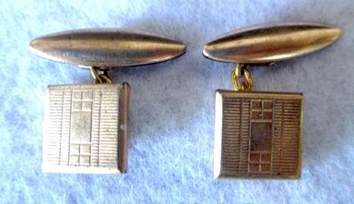 LOVELY VINTAGE GOLD PLATED CUFFLINKS