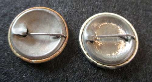 John Voster and Onze Taal Button Badges. As per Photo.