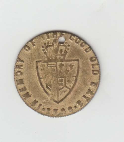In Memory of the Good Old Days - 1788 Gaming Token