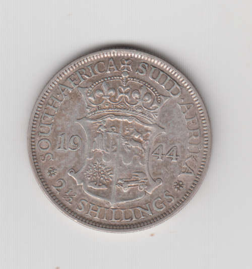 1944 South Africa Union Two and a Half Shilling