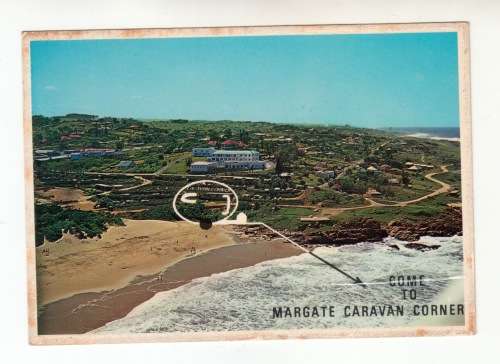 Postcard Margate Caravan Corner 1970`s