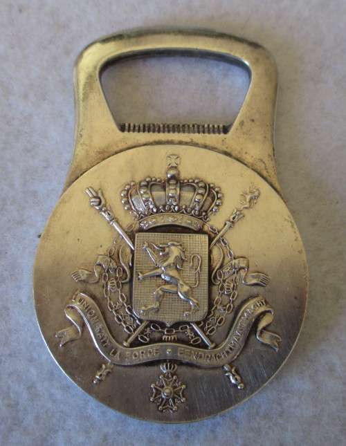 FRENCH CHRISTOFLE GALLIA SILVERPLATE BOTTLE OPENER