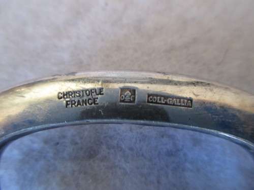 FRENCH CHRISTOFLE GALLIA SILVERPLATE BOTTLE OPENER