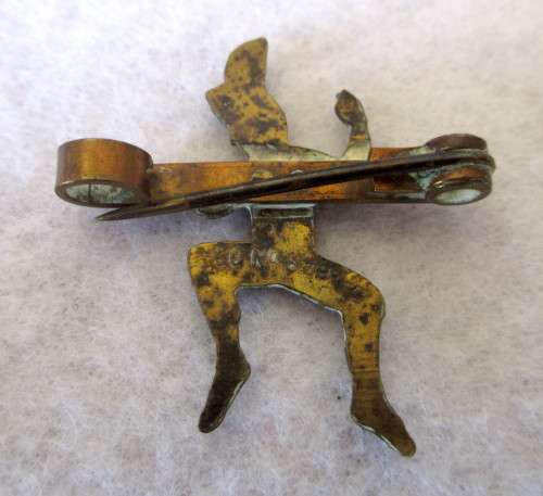 Vintage Brownies Gils Guide ENROLMENT PIN or Badge Brass Pin