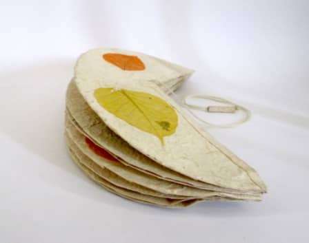 Vintage Paper Mache folding Lantern/Hanging Decoration. 27 cm when open.