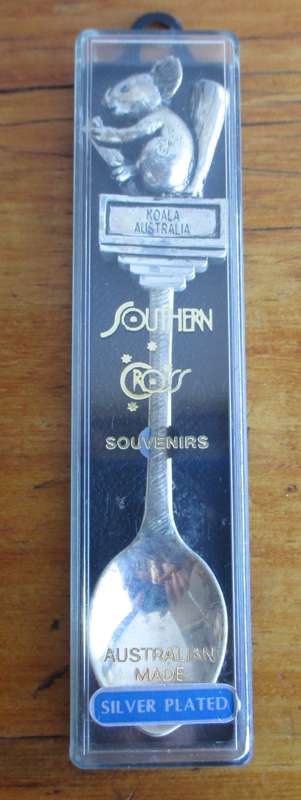 Collectable Australian Silver Plate Souvenier Spoon. Vintage. Still sealed in original box.