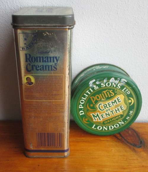 Two Vintage Assorted Tins