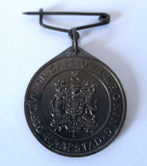 1953 Queen Elizabeth Coronation Cape Twon Medal