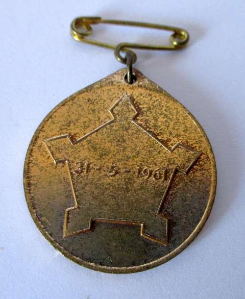 1963 Rebublic Of SA Medal