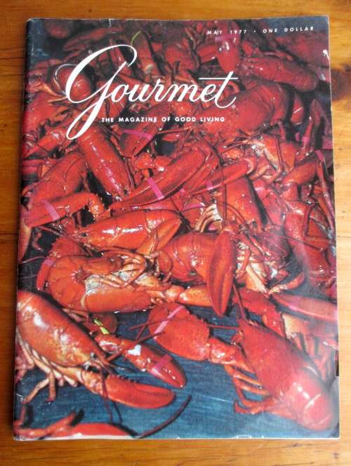 May 1977 Gourmet Magazine of Good Living. 140 pages. Photos and Recipies. Vintage.