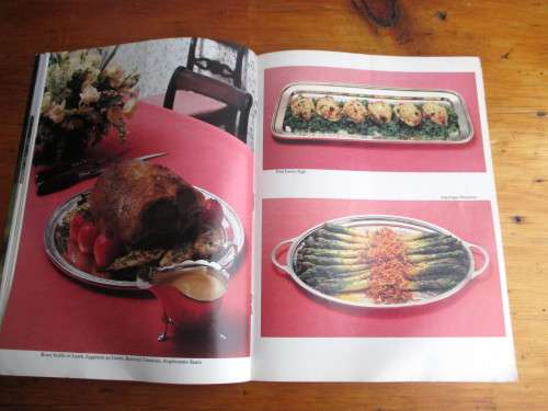 April 1977 Gourmet Magazine of Good Living. 124 pages. Photos and Recipies. Vintage.