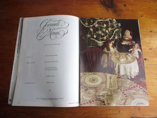 December 1974 Gourmet Magazine of Good Living. 164 pages. Photos and Recipies. Vintage.