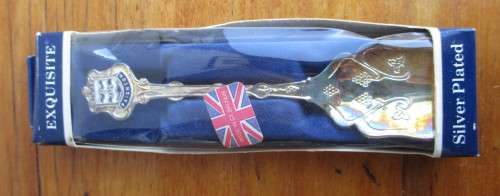 Vintage Silver Plated Paignton Suger Spoon. Made in Britian.In box. Not used.