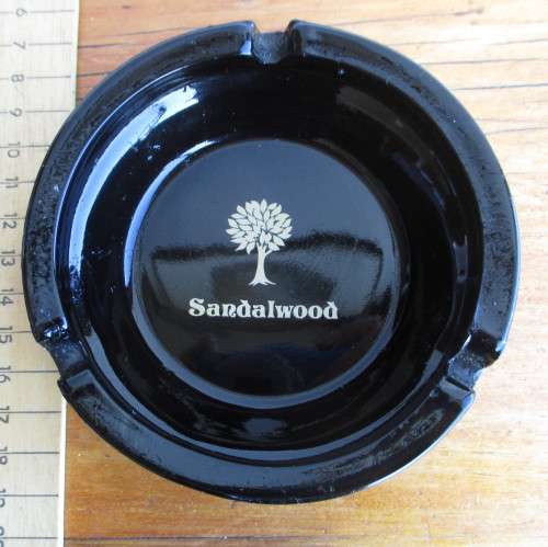 Stylish Black Sandlewood Ashtray
