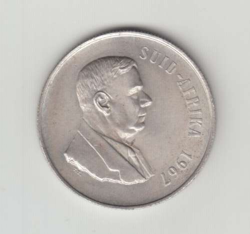 1967 South Africa Silver One Rand