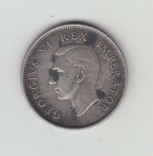 1943 South African Silver Two Shilling