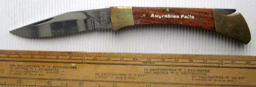 Vintage Pocket Knife. Augrabies Falls. Needs some TLC.
