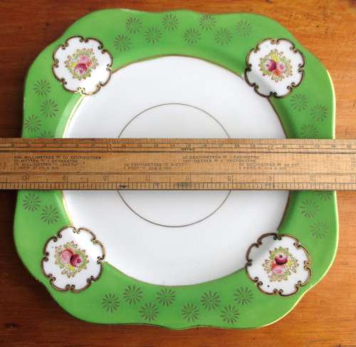 Vintage Elgin China Cake Plate, 180mm diameter. No Chips No Cracks.