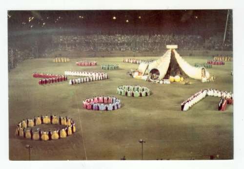 Vintage Postcard - Pretoria Mei 1966. Massa volkspelevertoning - Republiekfees.