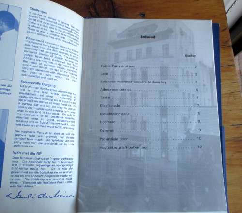1993 Nasionale Party of Cape Province QandA and Party Structure. 2 Booklets, Photos of members, etc