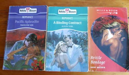 3 x Mills and Boon. Love Stories. Paperback