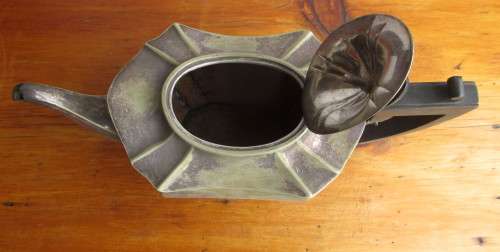 Vintage Detailed EPNS Silver Plate Kettle. Wooden Handle. Shaby-Chic. 15x29cm. Lovely Decorative.
