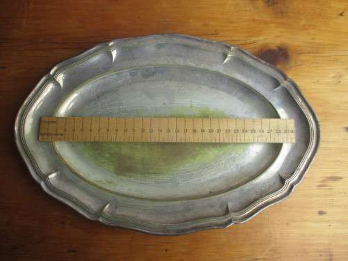 Large Vintage EPNS Silver Plate Oval Server. Plate Warn.  355mm x 235mm