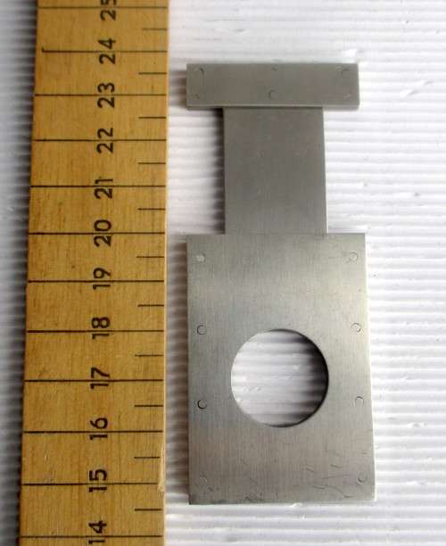 Steel Cigar Cutter, Large 20mm Round Hole. 65mm x 38mm