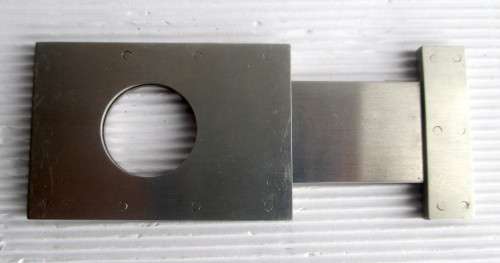 Steel Cigar Cutter, Large 20mm Round Hole. 65mm x 38mm