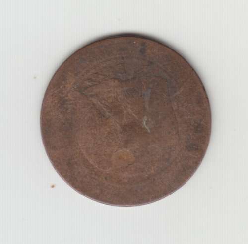 1854 France Bronze 5 Centimes