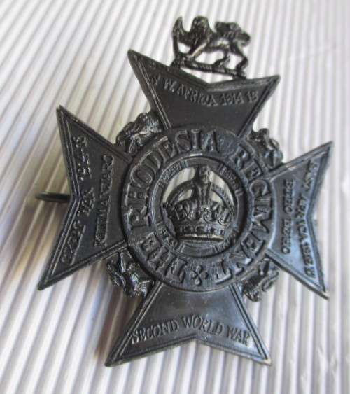 The Rhodesia Regiment hat badge 1972  1980