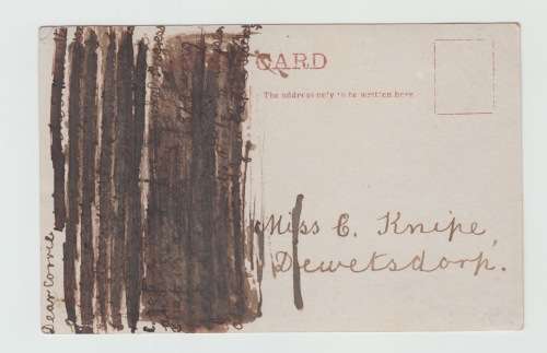 Vintage Photo Postcard Face Rock Ladybrand