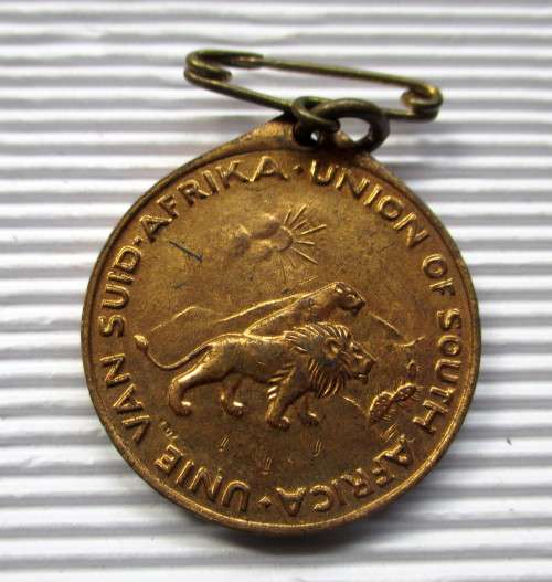 1937 Coronation union of SA Medallion