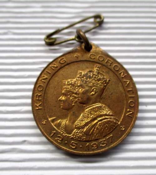 1937 Coronation union of SA Medallion