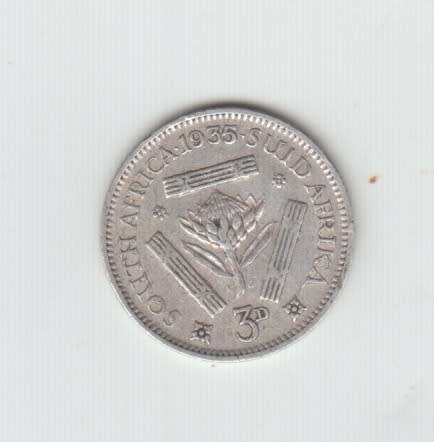 1935 SA Union Three Pence