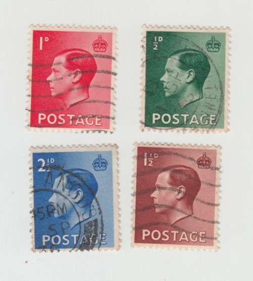 1936 King Edward VII, Short Reign, Fine Used Stamps