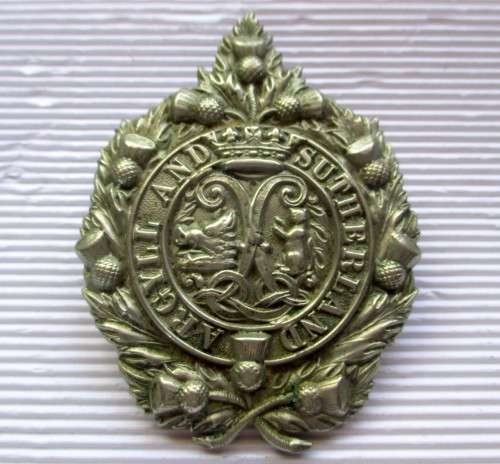 Argyll and Sutherland Highlanders Cap Badge - Scottish Cap Badge