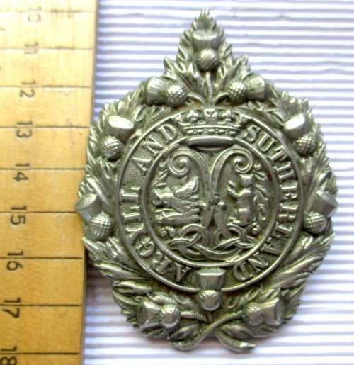 Argyll and Sutherland Highlanders Cap Badge - Scottish Cap Badge