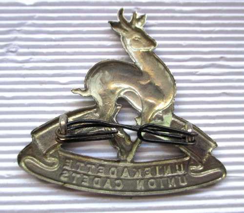 South Africa Union Unie Kadette/Union Cadets Badge