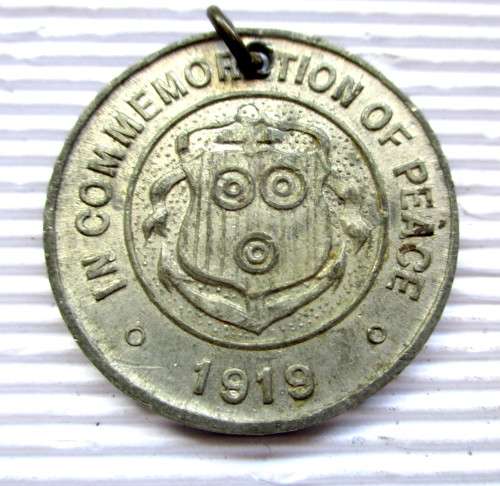 1919 : Cape Town Medal : In Commemoration of Peace after World War 1