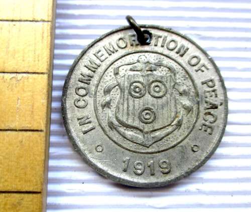 1919 : Cape Town Medal : In Commemoration of Peace after World War 1
