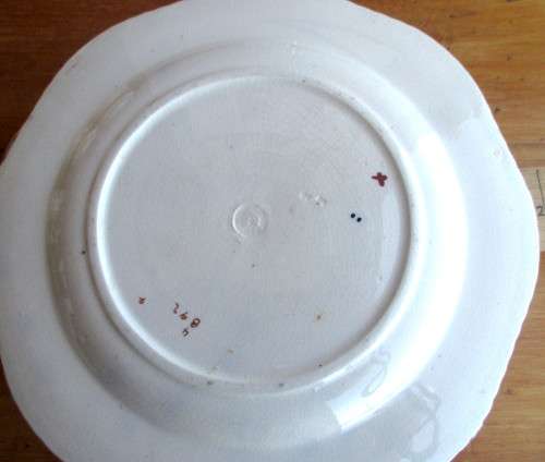 Four Porcelain, England  Cake Plates. 170mm diameter.