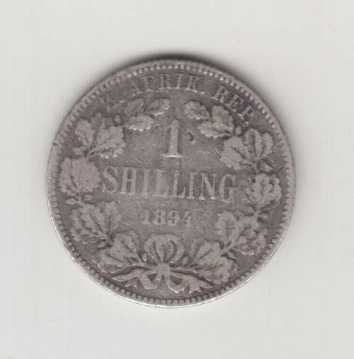 1894 ZAR One Shilling