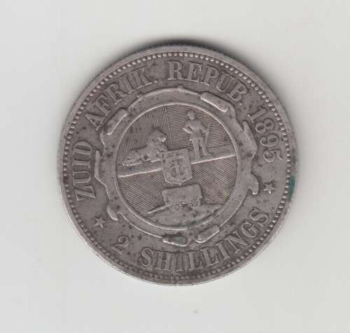 1895 ZAR Two Shilling